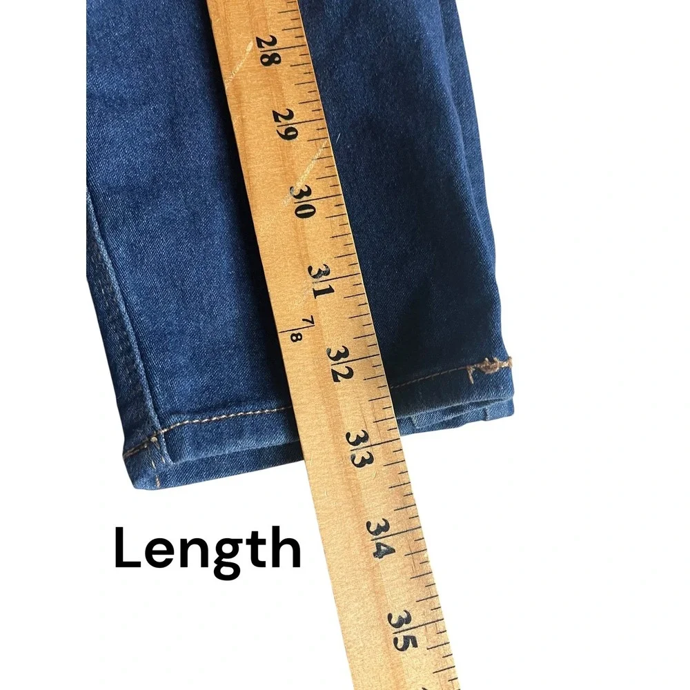 Real Love Jeans Girls Size 14 Blue Denim Skinny Stretch Pull On Mid‎ Rise Casual